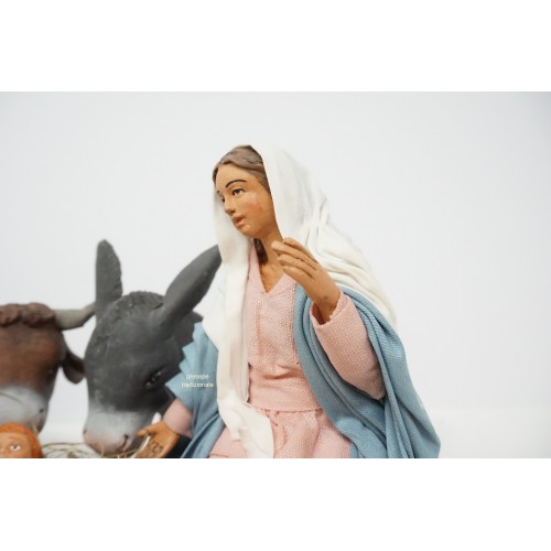 Nativita' 5 pz cm 14 terracotta e...