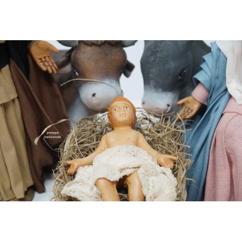 Nativita' 5 pz cm 14 terracotta e...