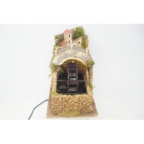 Mulino ad acqua con pompa presepe...