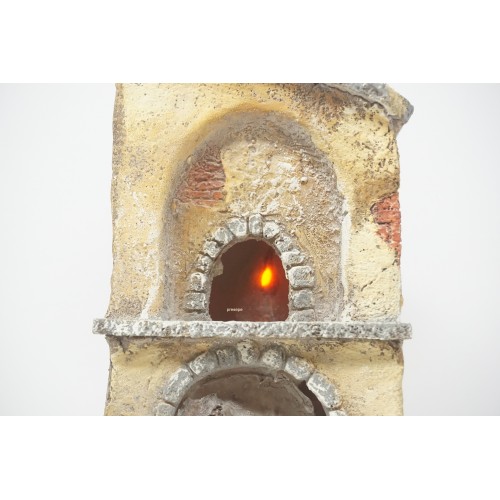 Forno effetto fuoco presepe...