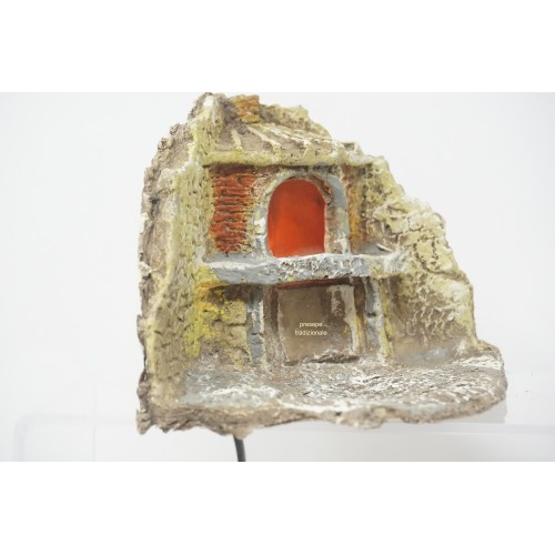 Forno ad angolo effetto fuoco presepe...