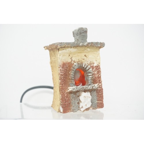 Forno effetto fuoco presepe...
