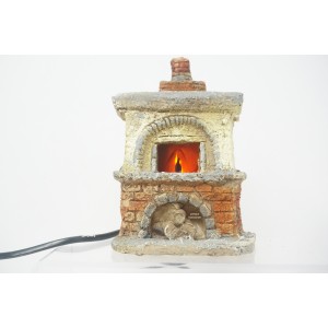 Forno effetto fuoco presepe...
