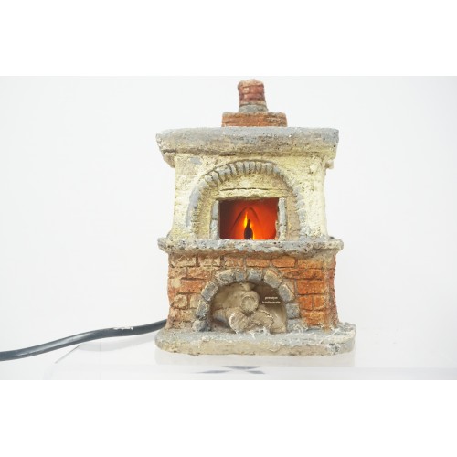 Forno effetto fuoco presepe...