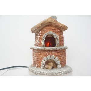 Forno effetto fuoco presepe...