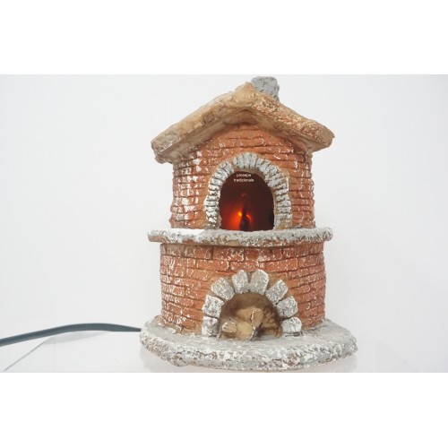 Forno effetto fuoco presepe...