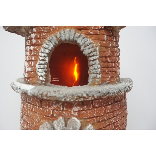 Forno effetto fuoco presepe...