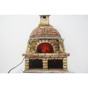 Forno effetto fuoco presepe...