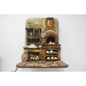 Forno effetto fuoco presepe...