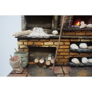 Forno effetto fuoco presepe... 2