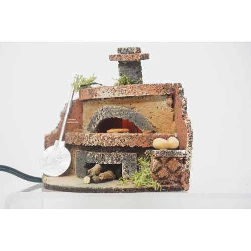 Forno effetto fuoco presepe...