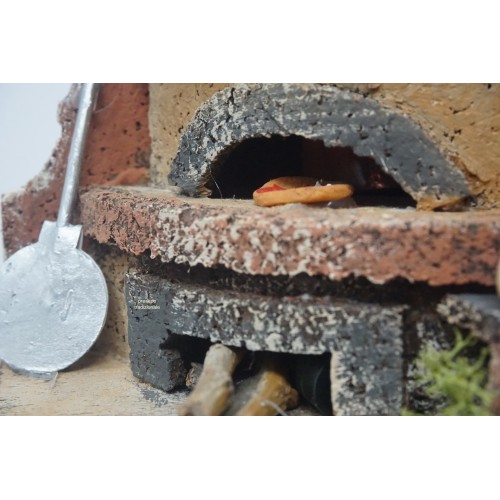 Forno effetto fuoco presepe...