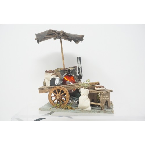 Carretto castagnaio effetto fuoco...