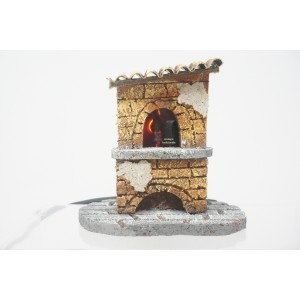 Forno effetto fuoco presepe...