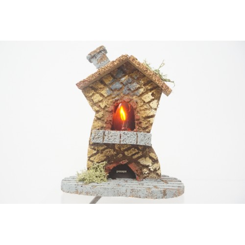 Forno effetto fuoco presepe...