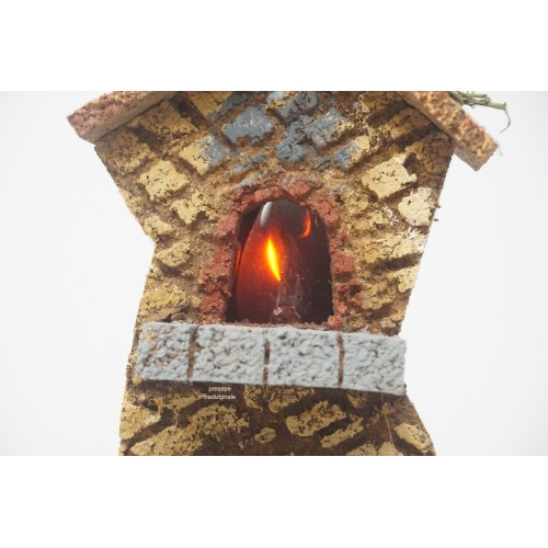 Forno effetto fuoco presepe...