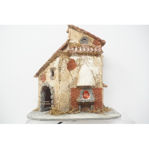 Forno effetto fuoco presepe...