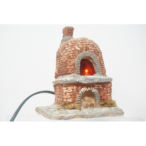 Forno effetto fuoco presepe...