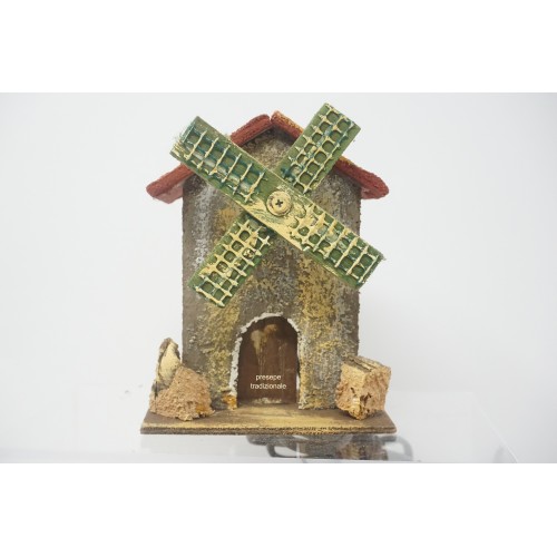 Mulino a vento presepe napoletano in...