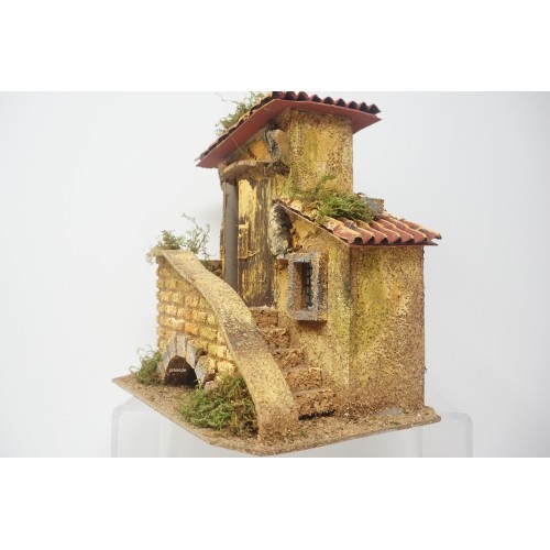 Casa presepe napoletano in sughero 13...