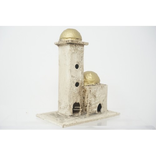 Casa presepe Arabo in legno e cartone...