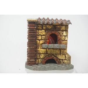 Forno effetto fuoco presepe...