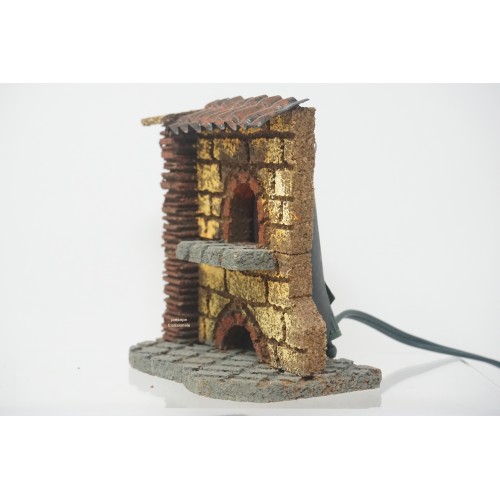 Forno effetto fuoco presepe...