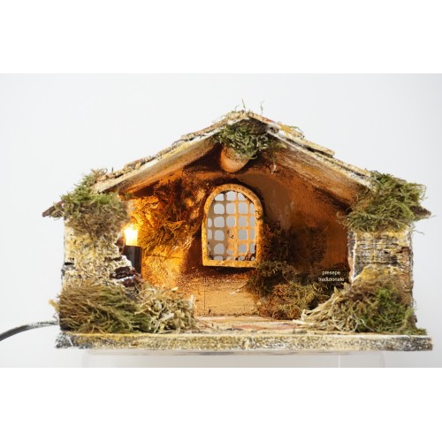 Capanna in legno e sughero 15 x 24 h...