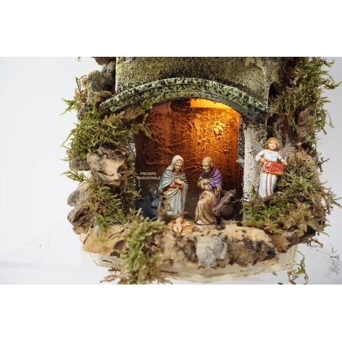 Presepe napoletano Moka in legno e...