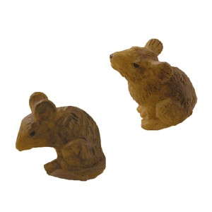 Topolini set 2 pz H 1,8 cm...