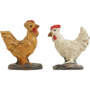 Galline set 2 pz H 2,1 cm...