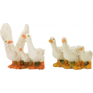 Oche set 2 pz H 4,8 cm Resina