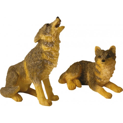 Cane set da due H 5,8 cm  Resina