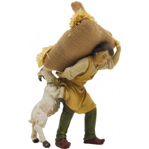 Pastore con sacco di paglia...