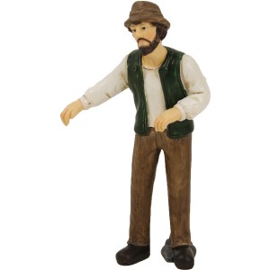 Contadino poggiato al...