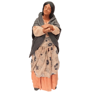 Donna affacciata cm 15...