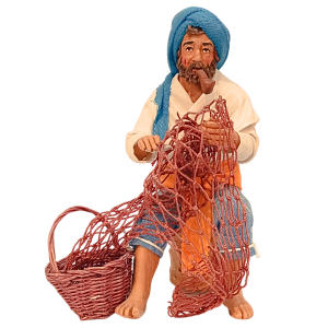 Pescatore aggiusta reti cm...