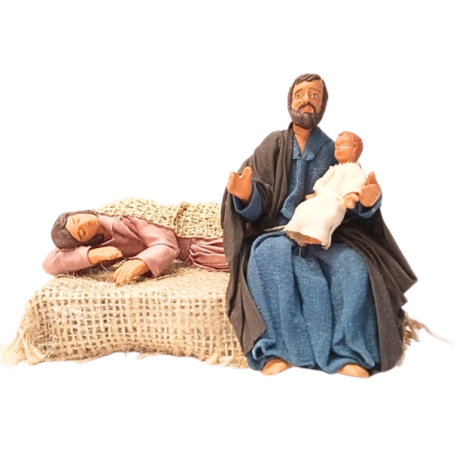 San Giuseppe che fa riposare Maria cm...
