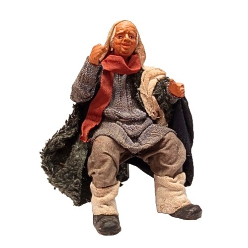 Uomo seduto senza sgabello cm 13...