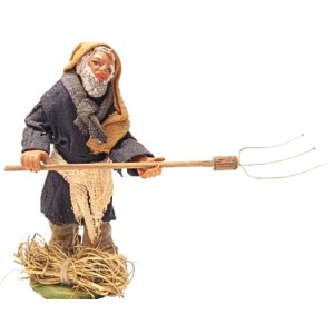 Uomo con forcone cm 12...