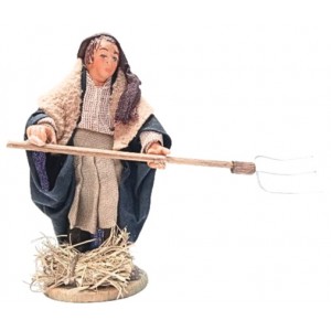 Contadino con forcone cm 12...