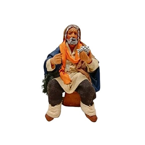 Giocatore di carte con una carta cm...