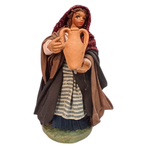 Donna con brocca cm 12...