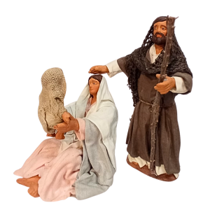 Maria gioca con Gesu' cm 12...