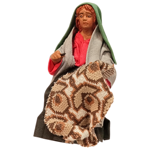 Sarta cm 10 terracotta e tessuto