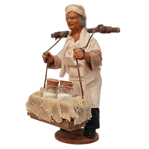 Casaro con bottiglie di latte cm 10...