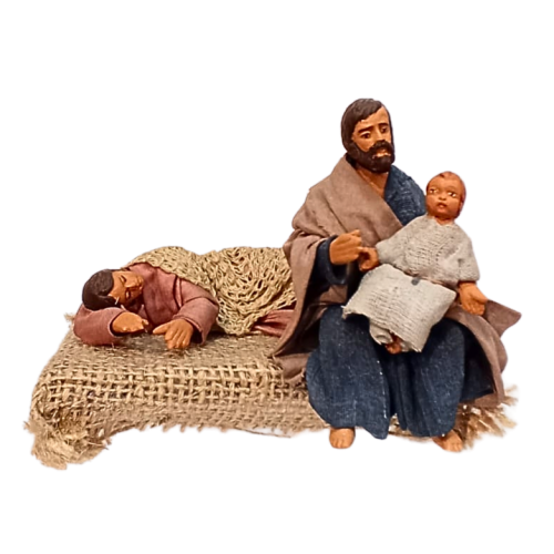 S. Giuseppe con bambino in braccio cm...