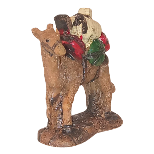 Cammello bardato H 5 cm  Resina