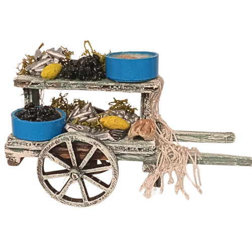 Carro pesce cm 9X4X5 Personaggio cm 6