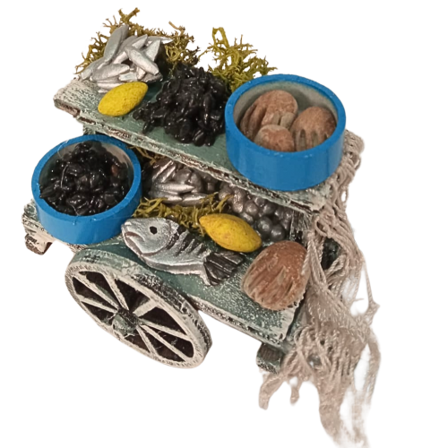 Carro pesce cm 9X4X5 Personaggio cm 6